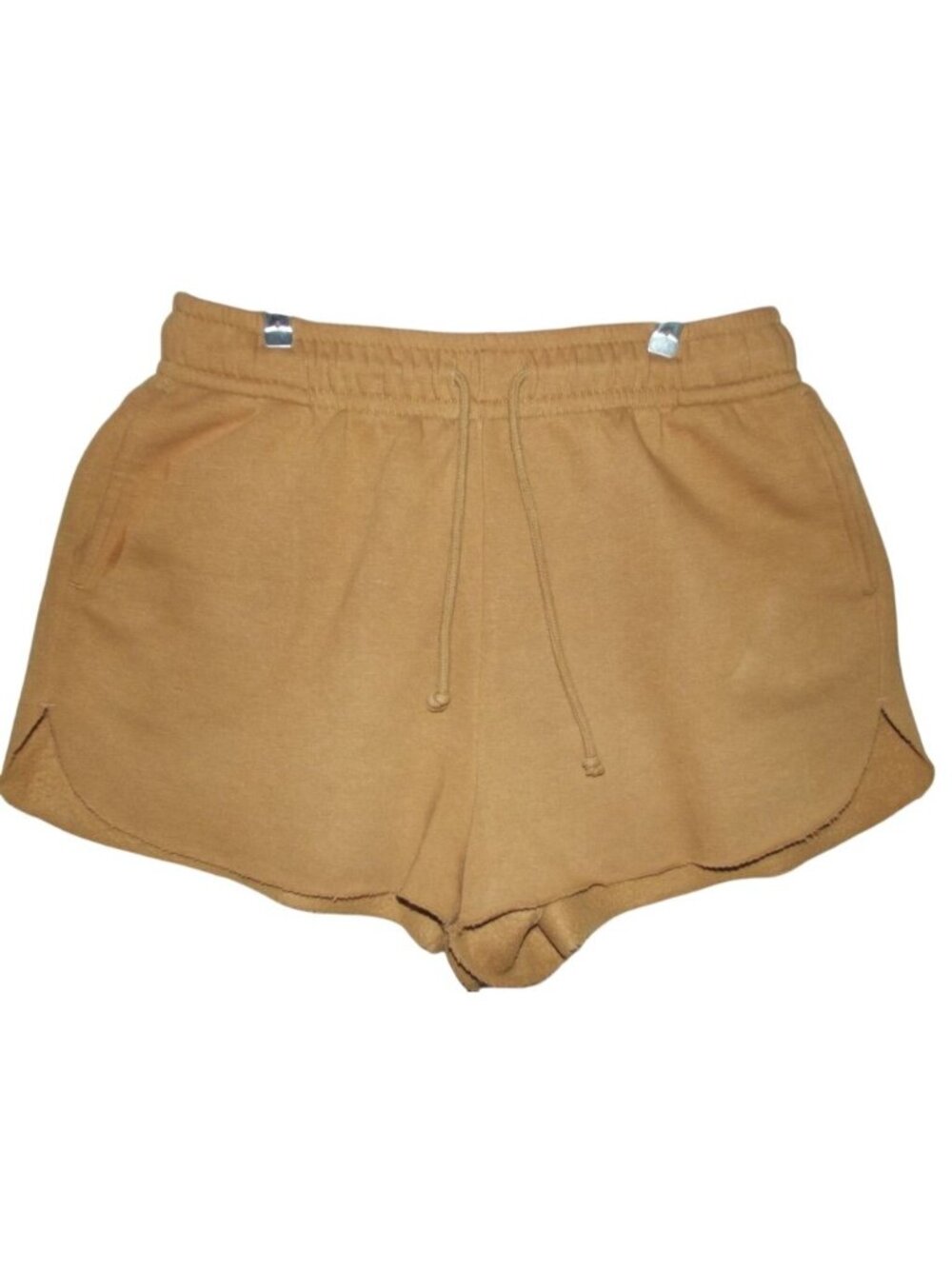Wild Fable Shorts Womens Large x 2.25"inseam Brown fleece knit High Rise pockets